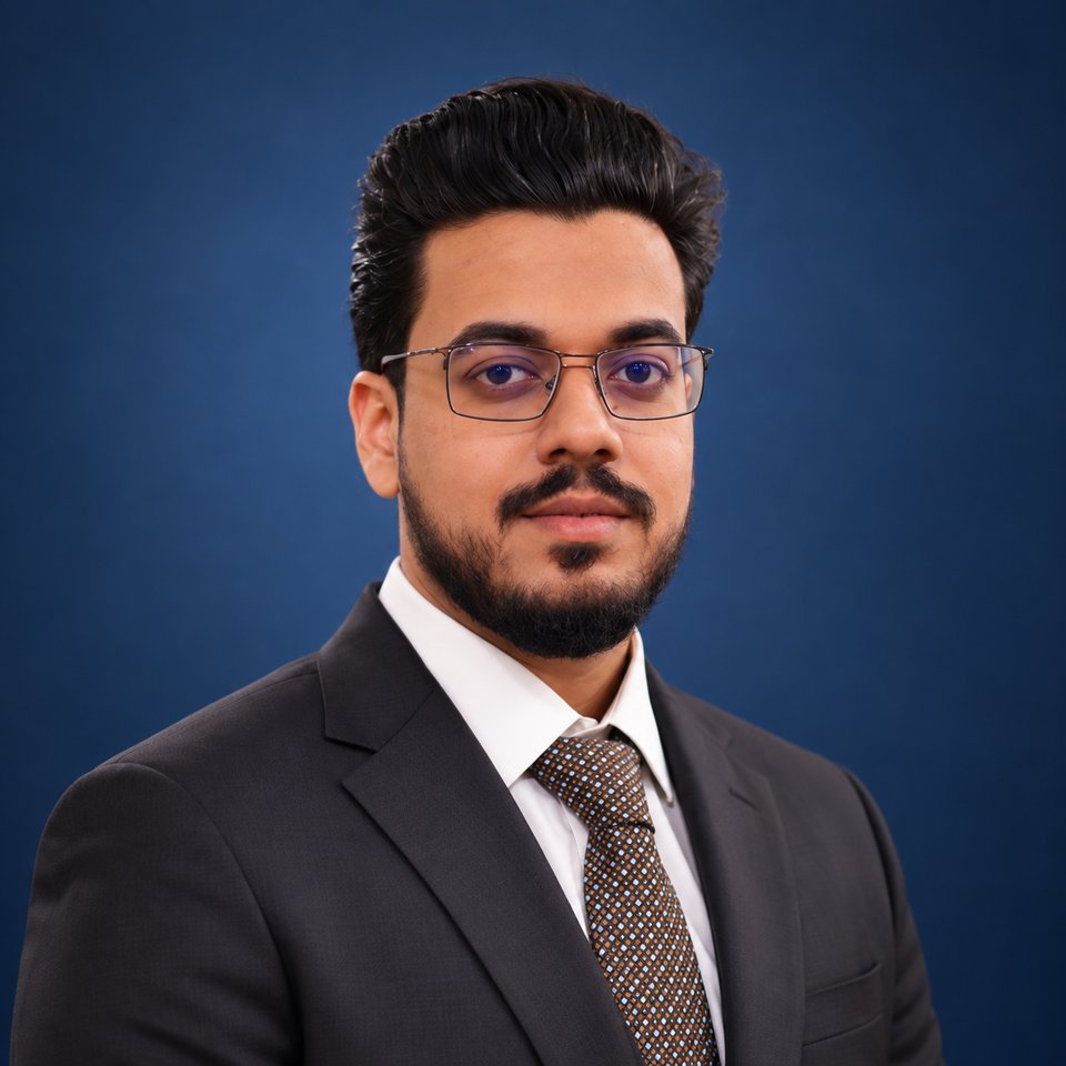 Professional portrait of Salman Asif
